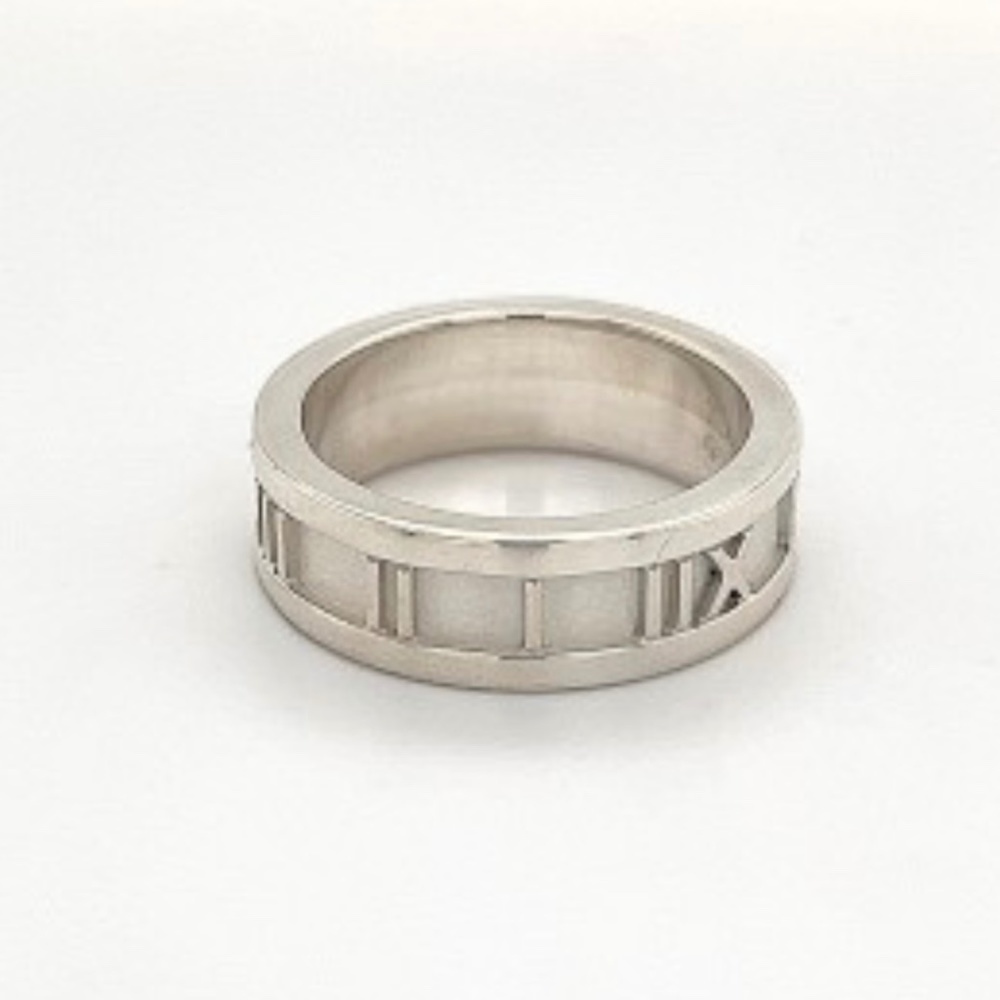 Tiffany atlas sterling silver ring